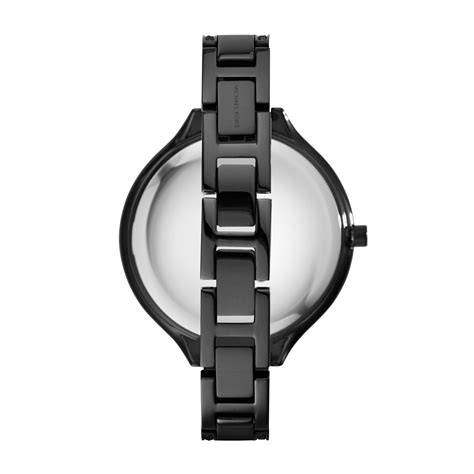 michael kors hangar matte black watch|Michael Kors black tones.